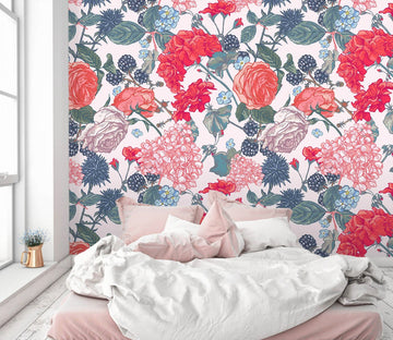 3D Safflower Grape 52 Wall Murals Wallpaper AJ Wallpaper 2 