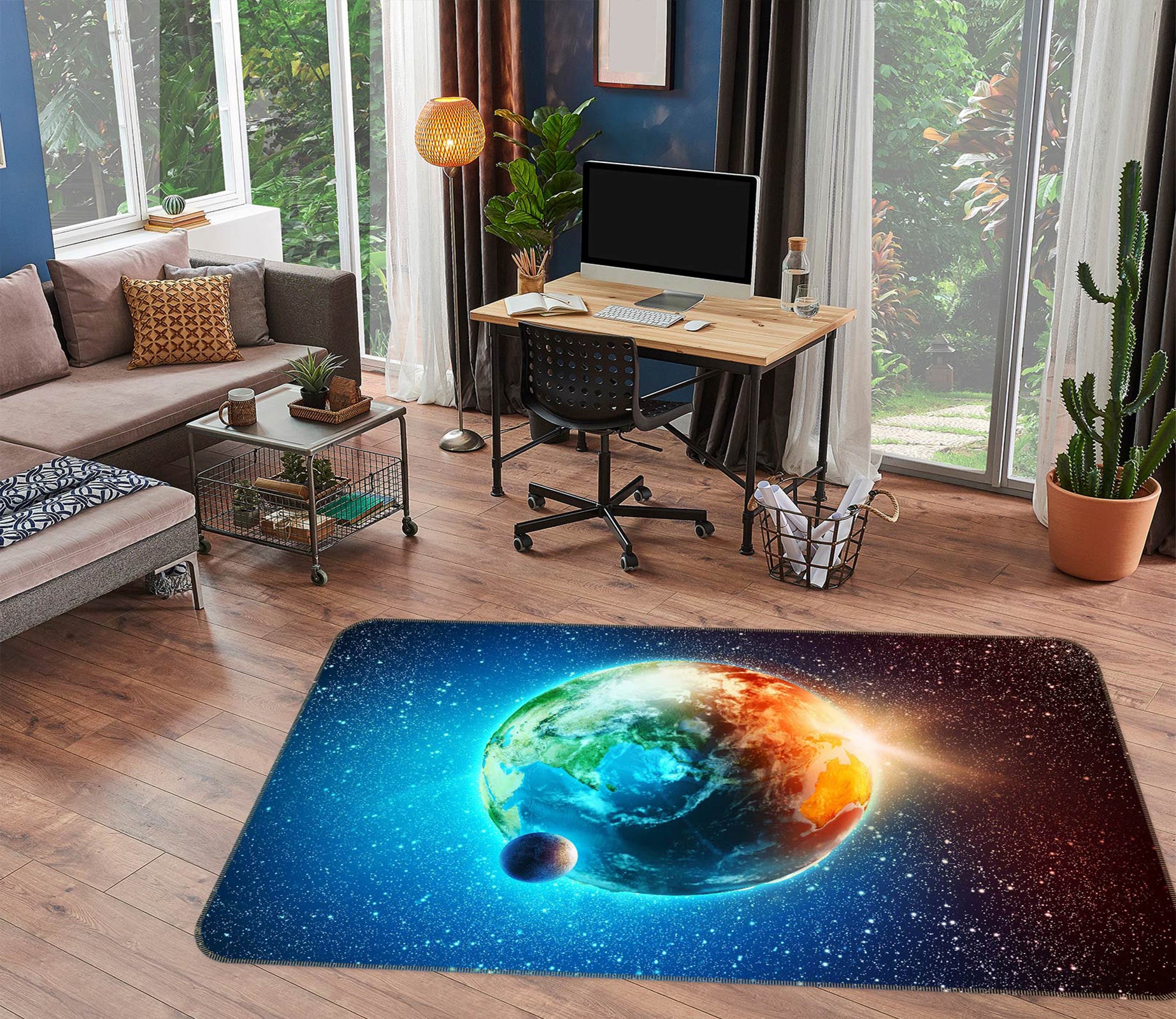 3D Planet 75160 Non Slip Rug Mat