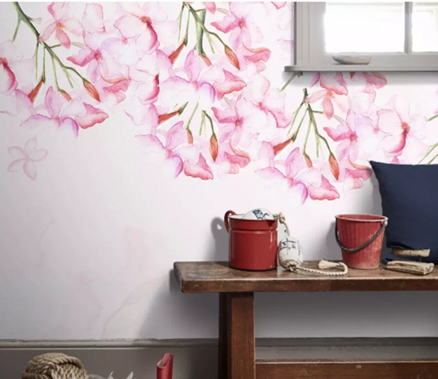 3D Peach Blossom 2045 Wall Murals Wallpaper AJ Wallpaper 2 