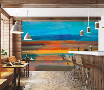 3D Sunset Sea 1537 Michael Tienhaara Wall Mural Wall Murals Wallpaper AJ Wallpaper 2 