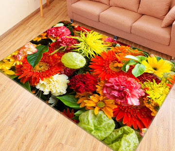 3D Flower Bush 30132 Non Slip Rug Mat