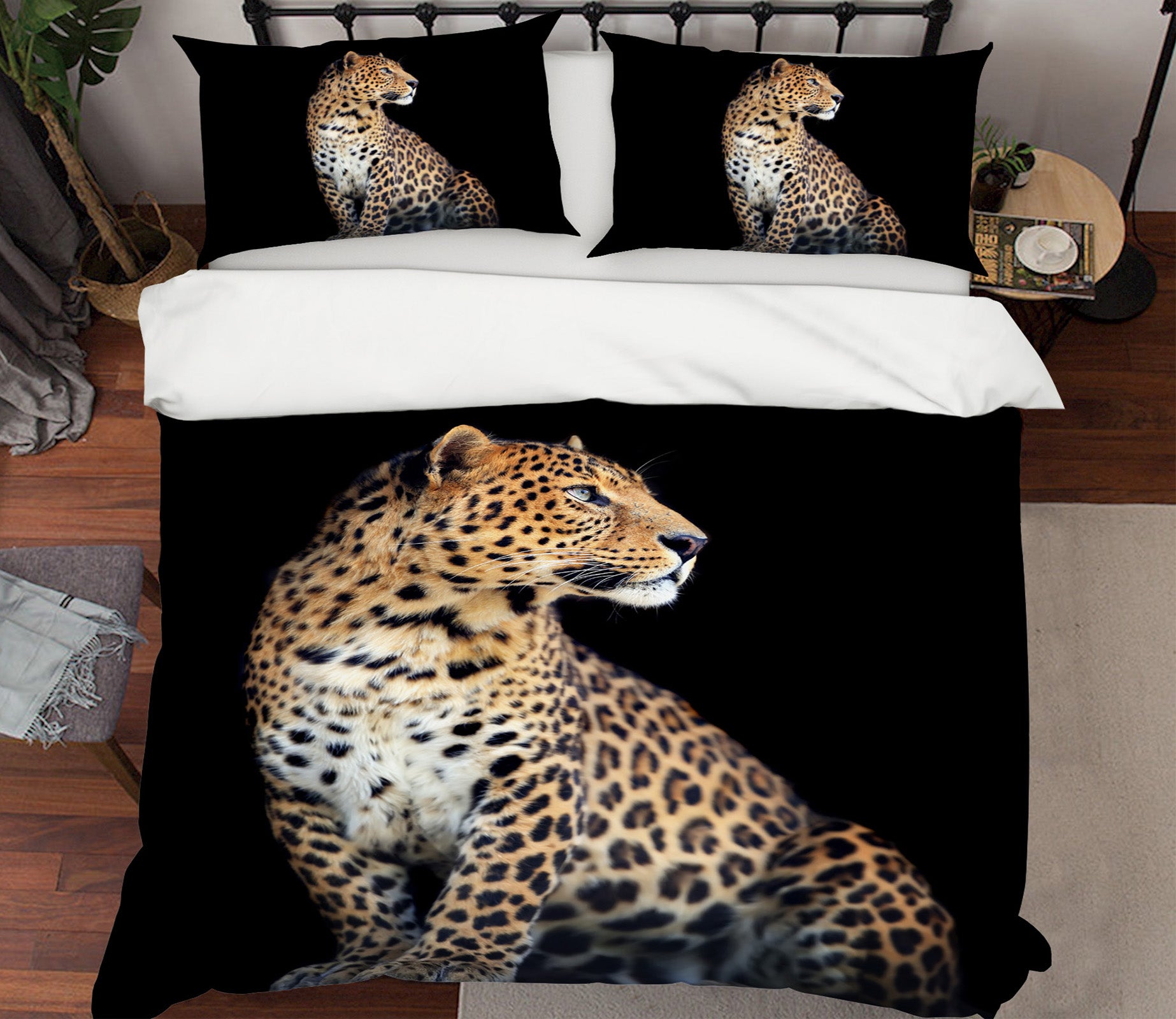 3D Leopard 21024 Bed Pillowcases Quilt