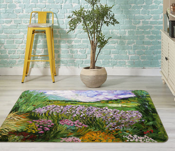 3D Flower Dream 1105 Allan P. Friedlander Rug Non Slip Rug Mat Mat AJ Creativity Home 