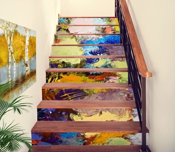 3D Oil Painting Color 90169 Allan P. Friedlander Stair Risers