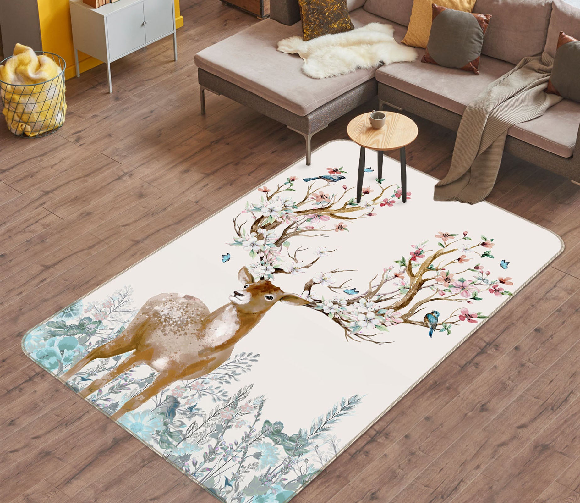 3D Deer 34103 Non Slip Rug Mat