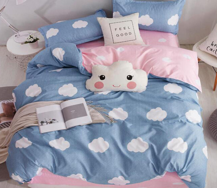 3D Clouds 3041 Bed Pillowcases Quilt