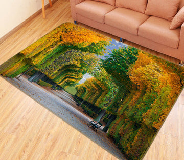 3D Woods Walkway 35001 Non Slip Rug Mat