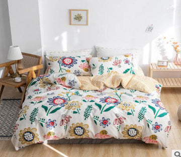 3D Sunflower 30114 Bed Pillowcases Quilt