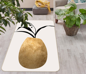 3D Golden Vase 1136 Boris Draschoff Rug Non Slip Rug Mat Mat AJ Creativity Home 