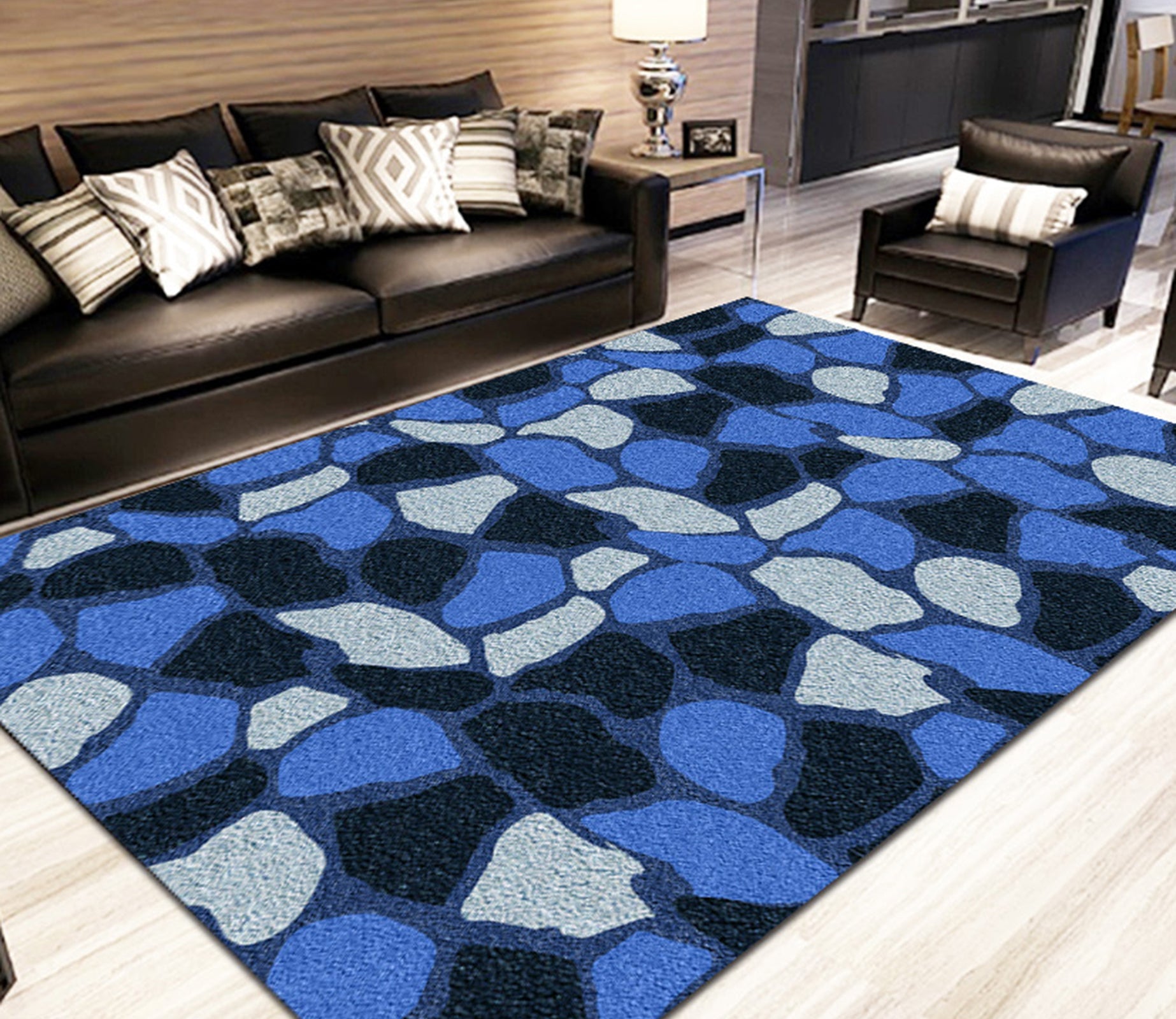3D Colored Geometric Pattern WG560 Non Slip Rug Mat Mat AJ Creativity Home 
