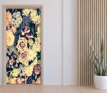 3D Flowers 25122 Door Mural