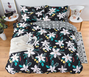 3D Flower Pattern 12123 Bed Pillowcases Quilt