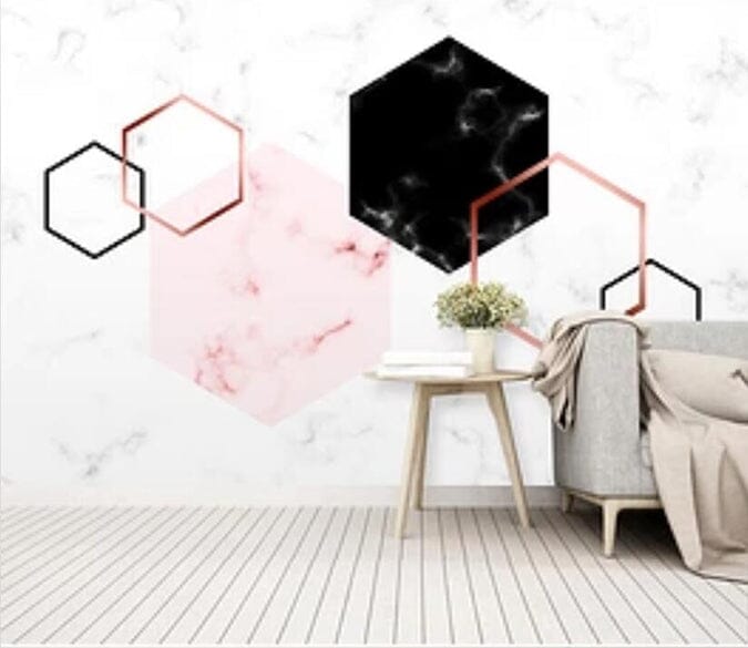 3D Color Geometry 2021 Wall Murals Wallpaper AJ Wallpaper 2 