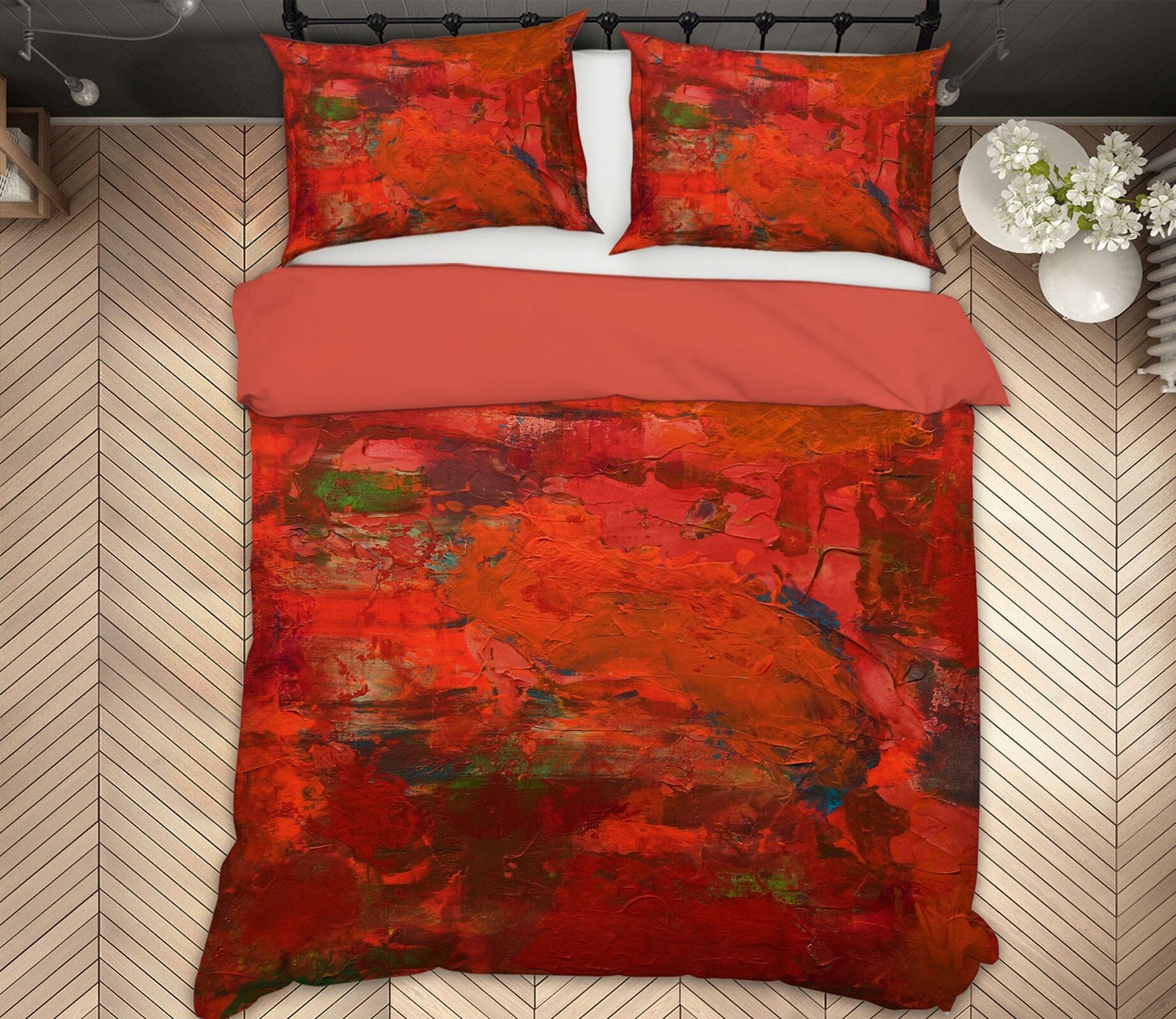 3D Red Manor 118 Allan P. Friedlander Bedding Bed Pillowcases Quilt Quiet Covers AJ Creativity Home 