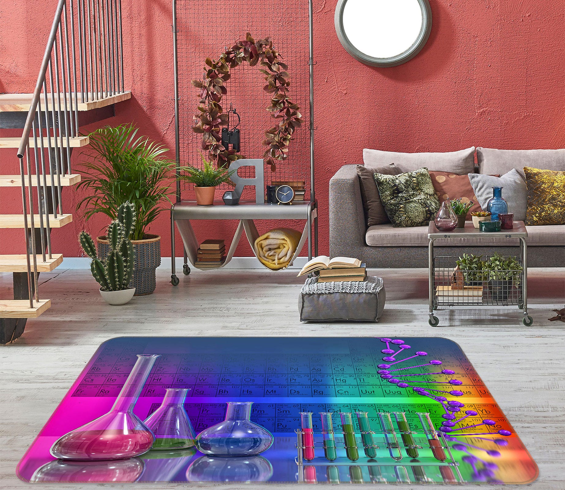 3D Color Measuring Cup 77113 Non Slip Rug Mat