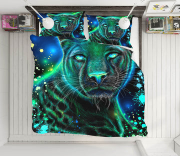 3D Watercolor Leopard 8574 Sheena Pike Bedding Bed Pillowcases Quilt Cover Duvet Cover