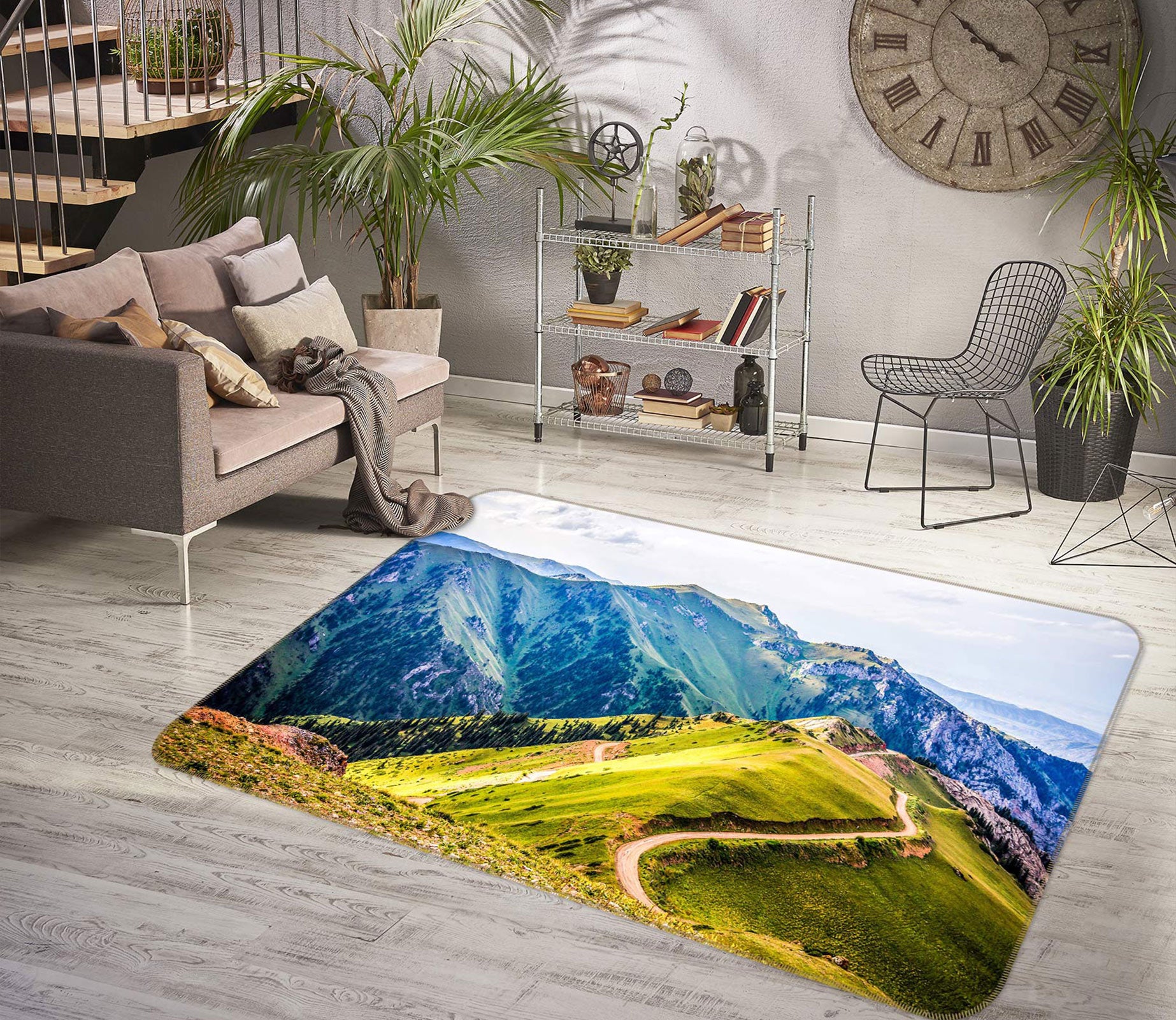 3D Hillside 77165 Non Slip Rug Mat