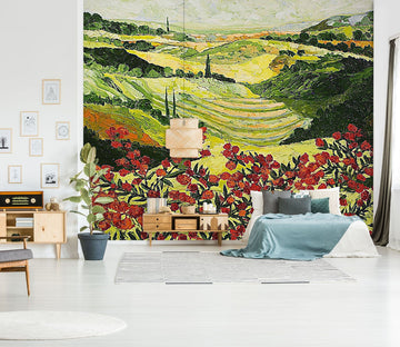 3D Field Flowers 122 Allan P. Friedlander Wall Mural Wall Murals Wallpaper AJ Wallpaper 2 