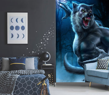 3D Werewolf 5022 Tom Wood Wall Mural Wall Murals