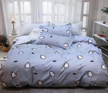 3D Little Penguin 5197 Bed Pillowcases Quilt