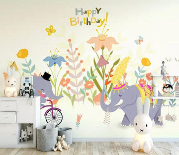 3D Flower Animal 1993 Wall Murals Wallpaper AJ Wallpaper 2 