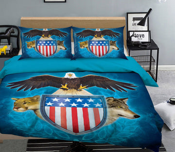 3D USA Trinity 097 Bed Pillowcases Quilt Exclusive Designer Vincent Quiet Covers AJ Creativity Home 