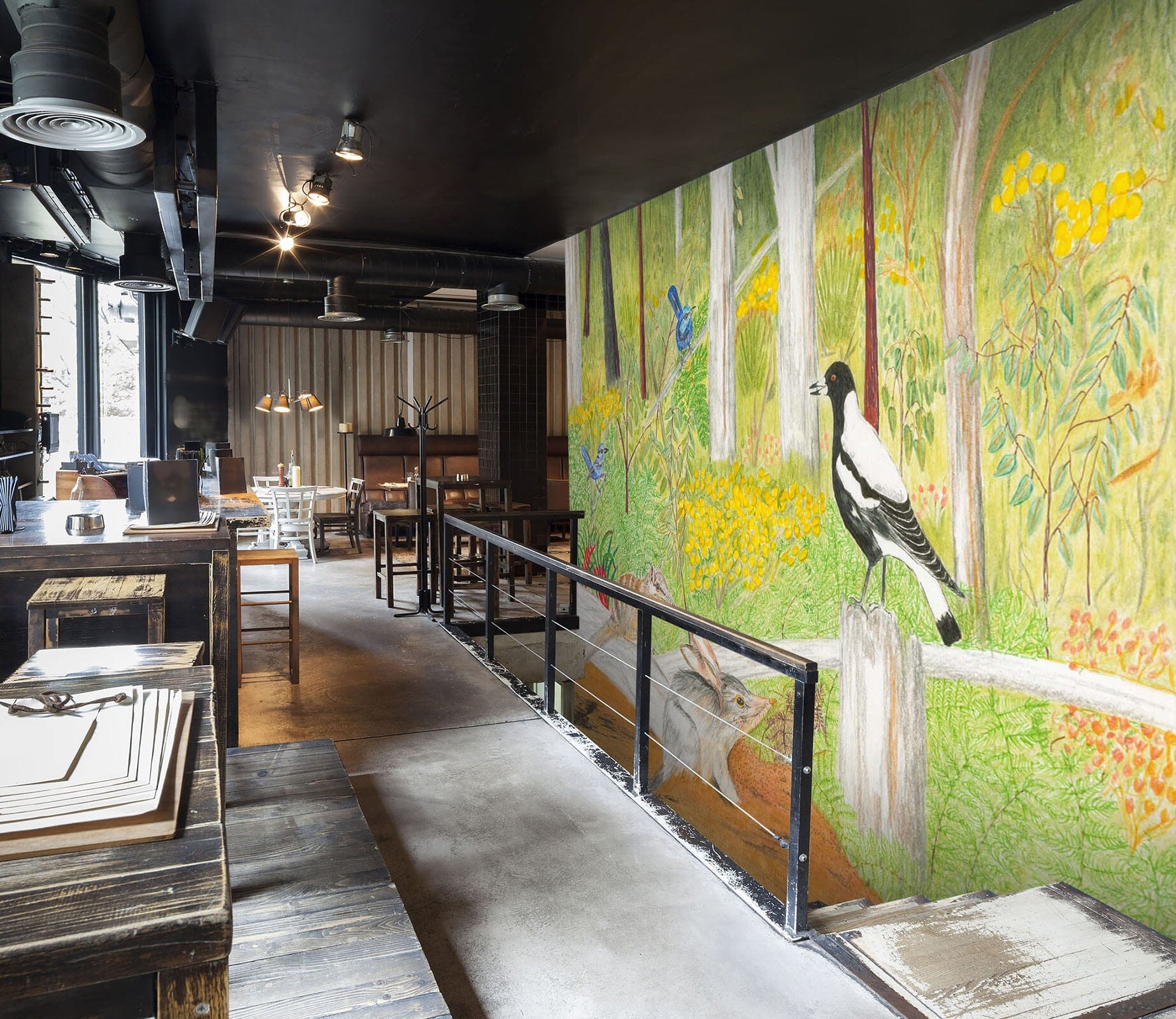 3D Forest Pigeon 1408 Michael Sewell Wall Mural Wall Murals Wallpaper AJ Wallpaper 2 