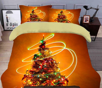 3D Christmas Tree 45130 Christmas Quilt Duvet Cover Xmas Bed Pillowcases