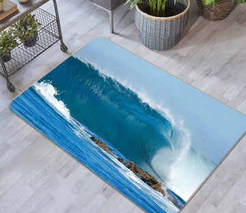 3D Waves Stone 36019 Non Slip Rug Mat