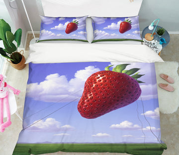 3D Strawberry Field 86015 Jerry LoFaro bedding Bed Pillowcases Quilt
