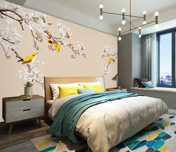 3D Flower Bird 1606 Wall Murals Wallpaper AJ Wallpaper 2 