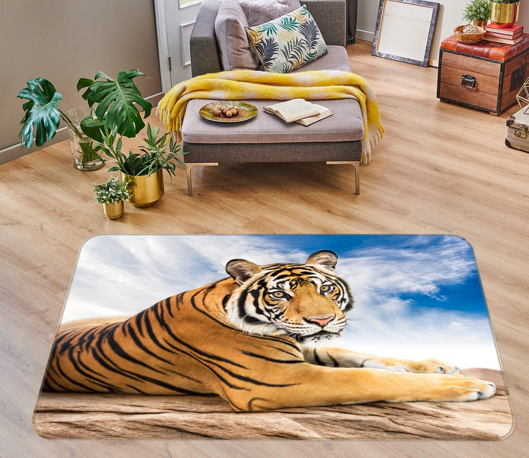 3D Tiger 30024 Non Slip Rug Mat