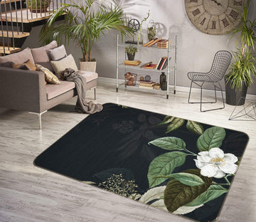 3D Flowers 77039 Non Slip Rug Mat