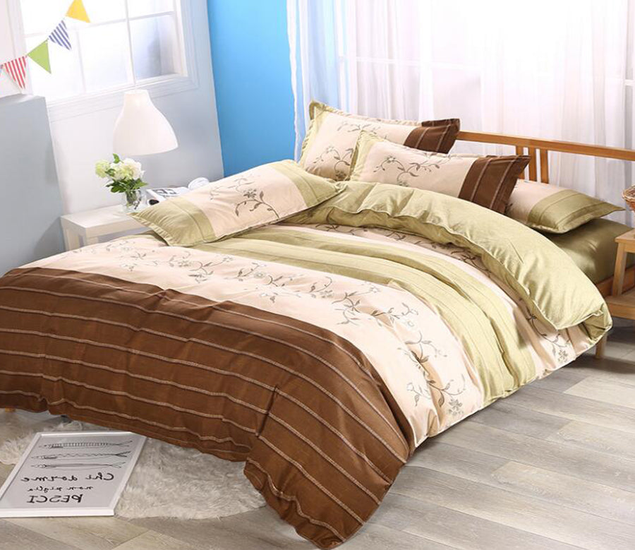 3D Green Stitching 1206 Bed Pillowcases Quilt