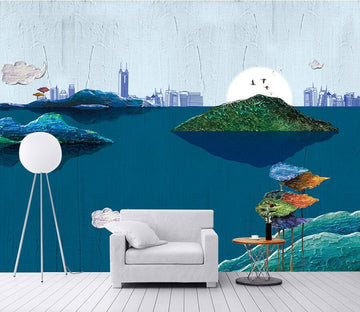 3D Sea Island 2071 Wall Murals Wallpaper AJ Wallpaper 2 