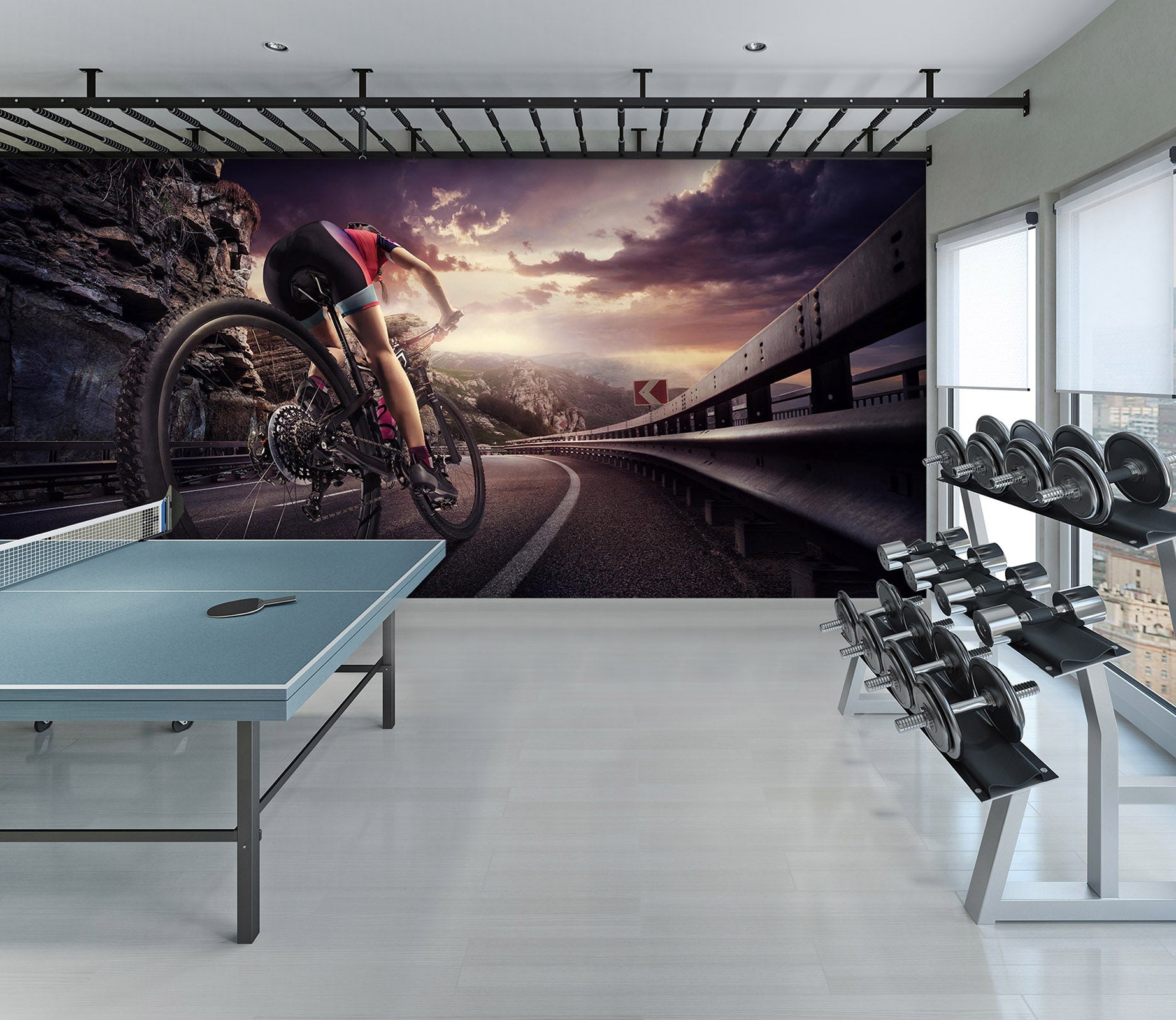 3D Ride A Bike 071 Wall Murals Wallpaper AJ Wallpaper 2 