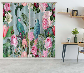 3D Bird Friends 067 Andrea haase Curtain Curtains Drapes Curtains AJ Creativity Home 