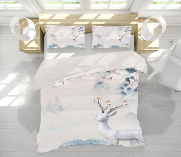 3D Deer 12021 Bed Pillowcases Quilt