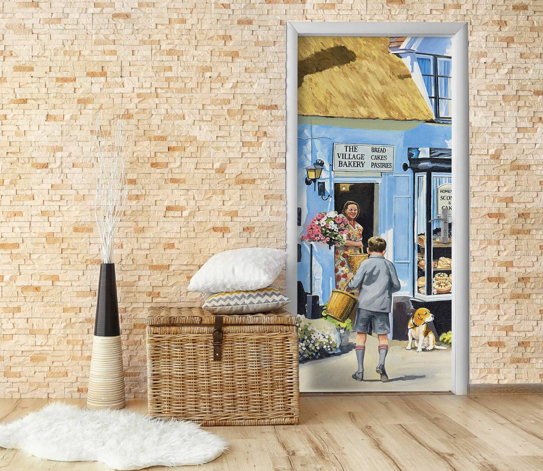 3D Bakery Shop 103183 Trevor Mitchell Door Mural