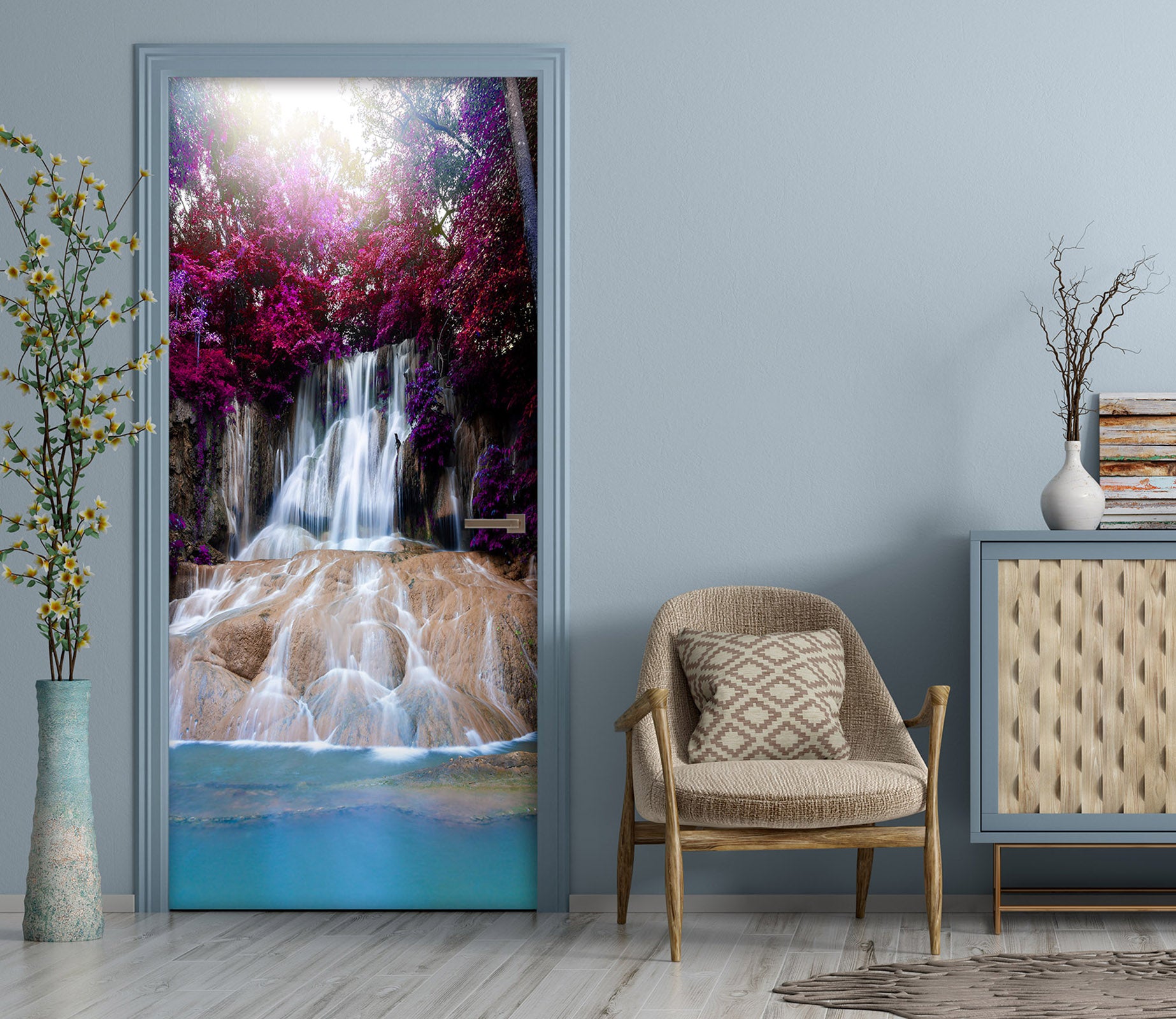 3D Waterfall 25106 Door Mural