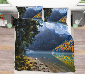 3D Brais Lake 015 Marco Carmassi Bedding Bed Pillowcases Quilt