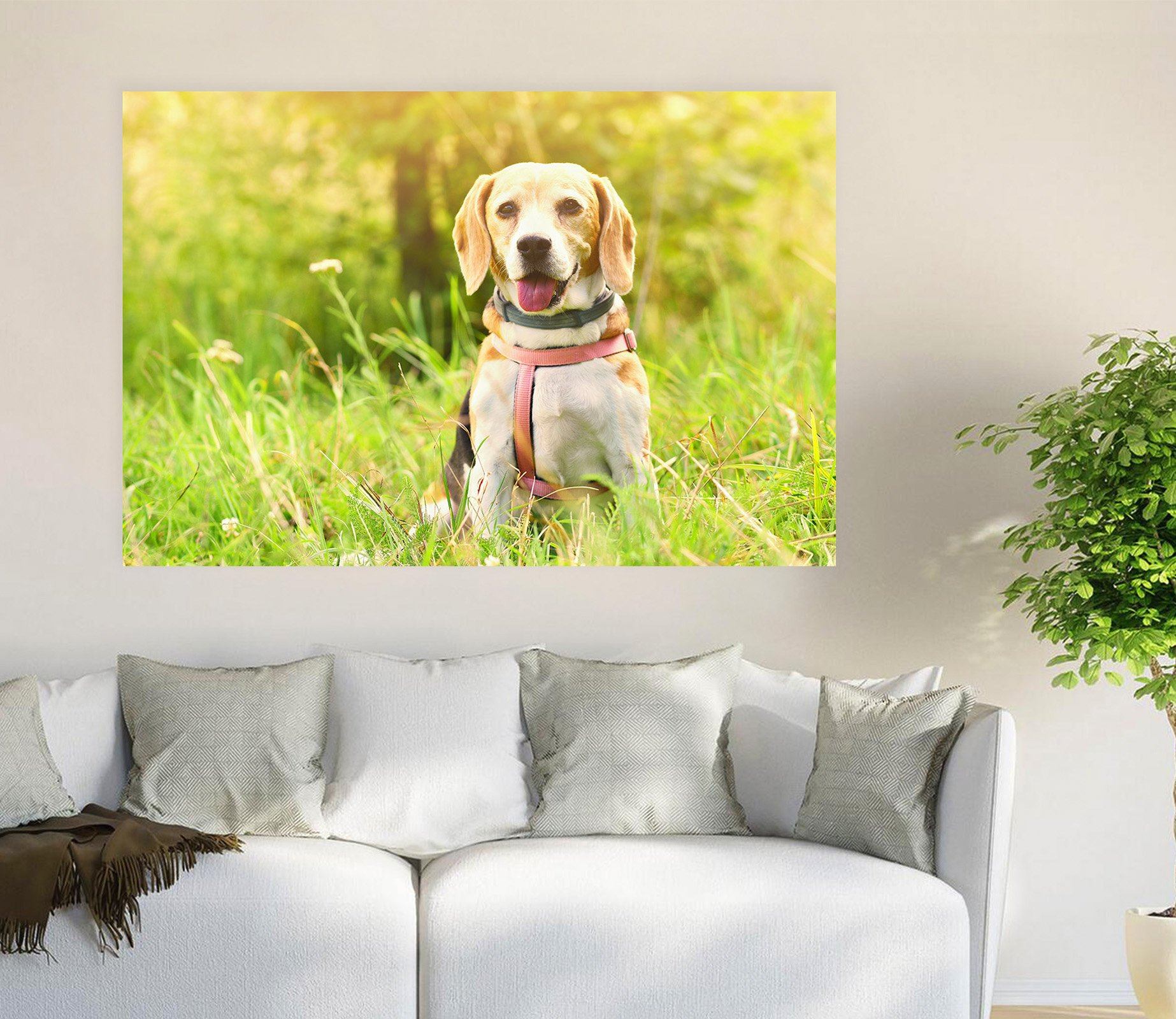 3D Prairie Puppy 61 Animal Wall Stickers Wallpaper AJ Wallpaper 2 