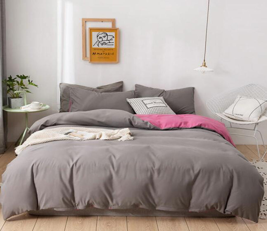 3D Gray 2086 Bed Pillowcases Quilt