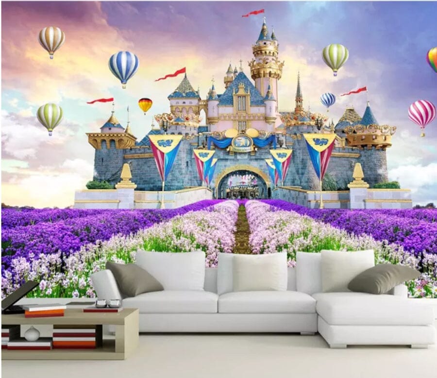 3D Color Castle 2019 Wall Murals Wallpaper AJ Wallpaper 2 