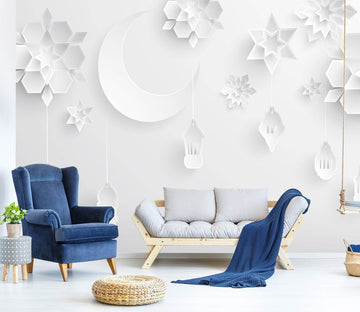 3D Origami Flowers 1523 Wall Murals Wallpaper AJ Wallpaper 2 