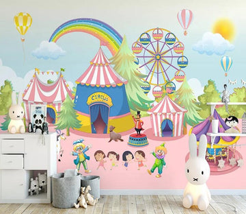 3D Color Amusement Park 719 Wall Murals Wallpaper AJ Wallpaper 2 