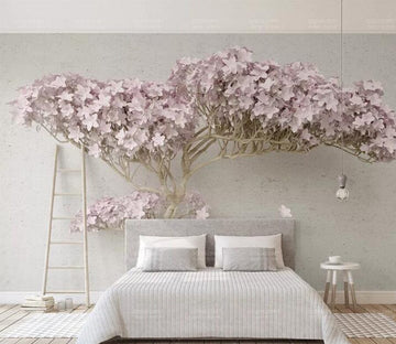 3D Pink Tree WC198 Wall Murals Wallpaper AJ Wallpaper 2 