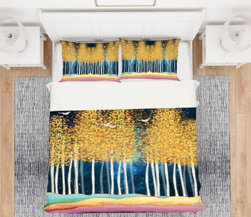 3D Forest 13061 Bed Pillowcases Quilt