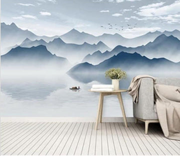 3D Valley River 1330 Wall Murals Wallpaper AJ Wallpaper 2 