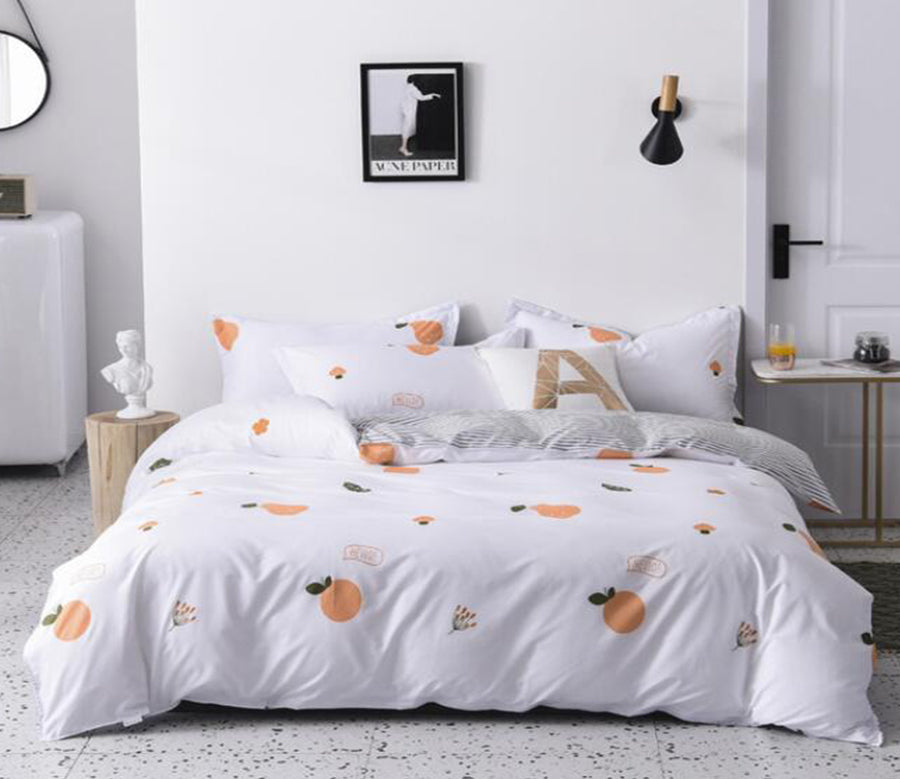 3D Fruit Pattern 13028 Bed Pillowcases Quilt
